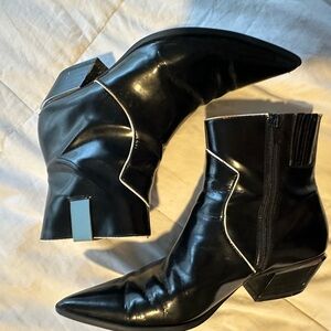 Calvin Klein Stylish Black Ankle Boots